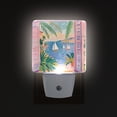 thumbnail image 1 of Yayeee LED Plug in Night Light for The Home with Auto Dusk to Dawn Light Sensors, 2 Pack, Pink Seaside Boat, 1 of 6
