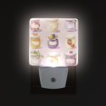 thumbnail image 1 of Yayeee LED Plug in Night Light for The Home with Auto Dusk to Dawn Light Sensors, 2 Pack, Purple Jam Jars, 1 of 6