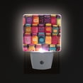 thumbnail image 1 of Yayeee LED Plug in Night Light for The Home with Auto Dusk to Dawn Light Sensors, 2 Pack, Purple Jar, 1 of 6