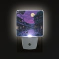 thumbnail image 1 of Yayeee LED Plug in Night Light for The Home with Auto Dusk to Dawn Light Sensors, 2 Pack, Purple Street, 1 of 6