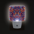 thumbnail image 1 of Yayeee LED Night Light for The Home Plug in With Light Sensors 2 Pack, Red Geometric Eagle, 1 of 6