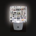 thumbnail image 1 of Yayeee LED Night Light for The Home Plug in With Light Sensors 2 Pack, Retro Collection Pattern, 1 of 6