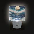 thumbnail image 1 of Yayeee LED Night Light for The Home Plug in With Light Sensors 2 Pack, Rolling Waves, 1 of 6