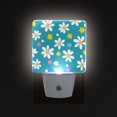 thumbnail image 1 of Yayeee LED Night Light for The Home Plug in With Light Sensors 2 Pack, Small Daisy, 1 of 6