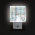 thumbnail image 1 of Yayeee LED Plug in Night Light for The Home with Auto Dusk to Dawn Light Sensors, 2 Pack, Small Pastel Pattern, 1 of 6