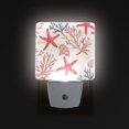thumbnail image 1 of Yayeee LED Plug in Night Light for The Home with Auto Dusk to Dawn Light Sensors, 2 Pack, Starfish Seashell, 1 of 6