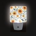 thumbnail image 1 of Yayeee LED Night Light for The Home Plug in With Light Sensors 2 Pack, Sunflowers and Leaves Pattern, 1 of 6