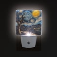 thumbnail image 1 of Yayeee LED Night Light for The Home Plug in With Light Sensors 2 Pack, Swirling Starry Sky, 1 of 6