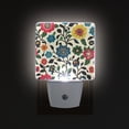 thumbnail image 1 of Yayeee LED Night Light for The Home Plug in With Light Sensors 2 Pack, Vibrant Floral, 1 of 6
