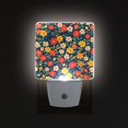 thumbnail image 1 of Yayeee LED Plug in Night Light for The Home with Auto Dusk to Dawn Light Sensors, 2 Pack, Vibrant Flowers, 1 of 6