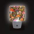 thumbnail image 1 of Yayeee LED Plug in Night Light for The Home with Auto Dusk to Dawn Light Sensors, 2 Pack, Vibrant Mushroom, 1 of 5