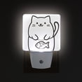 thumbnail image 1 of Yayeee LED Plug in Night Light for The Home with Auto Dusk to Dawn Light Sensors, 2 Pack, White Chubby Cat, 1 of 6