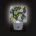 thumbnail image 1 of Yayeee LED Plug in Night Light for The Home with Auto Dusk to Dawn Light Sensors, 2 Pack, White Flower Pattern, 1 of 6