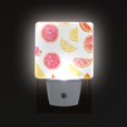 thumbnail image 1 of Yayeee LED Night Light for The Home Plug in With Light Sensors 2 Pack, White Grapefruit Slices, 1 of 6