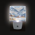 thumbnail image 1 of Yayeee LED Night Light for The Home Plug in With Light Sensors 2 Pack, Winter Mountain, 1 of 6