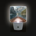 thumbnail image 1 of Yayeee LED Night Light for The Home Plug in With Light Sensors 2 Pack, Wooden Boat, 1 of 6