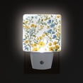 thumbnail image 1 of Yayeee LED Plug in Night Light for The Home with Auto Dusk to Dawn Light Sensors, 2 Pack, Yellow Floral, 1 of 6