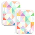 thumbnail image 1 of Yayeee LED Night Lights with Motion Detectors Auto Dusk to Dawn Light Sensors, 2 Pack, Abstract Geometric, 1 of 7