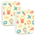 thumbnail image 1 of Yayeee LED Night Lights with Motion Detectors Auto Dusk to Dawn Light Sensors, 2 Pack, Beach Pattern, 1 of 7