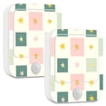 thumbnail image 1 of Yayeee LED Night Lights with Motion Detectors Auto Dusk to Dawn Light Sensors, 2 Pack, Beige Abstract, 1 of 7