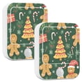 thumbnail image 1 of Yayeee 2-Pack Plug in LED Night Lights with Light Sensors Motion Detectors, Beige Christmas Gingerbread, 1 of 7
