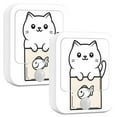 thumbnail image 1 of Yayeee LED Night Lights with Motion Detectors Auto Dusk to Dawn Light Sensors, 2 Pack, Beige Chubby Cat, 1 of 7