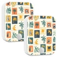 thumbnail image 1 of Yayeee LED Night Lights with Motion Detectors Auto Dusk to Dawn Light Sensors, 2 Pack, Beige Playful Stamp, 1 of 7