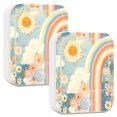 thumbnail image 1 of Yayeee 2-Pack Plug in LED Night Lights with Light Sensors Motion Detectors, Beige Rainbow Clouds, 1 of 7