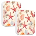 thumbnail image 1 of Yayeee LED Night Lights with Motion Detectors Auto Dusk to Dawn Light Sensors, 2 Pack, Beige Starfish, 1 of 7
