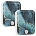 thumbnail image 1 of Yayeee LED Night Lights with Motion Detectors Auto Dusk to Dawn Light Sensors, 2 Pack, Black Marble, 1 of 7