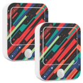 thumbnail image 1 of Yayeee 2-Pack Plug in LED Night Lights with Light Sensors Motion Detectors, Blue Abstract Lines, 1 of 7