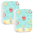 thumbnail image 1 of Yayeee LED Night Lights with Motion Detectors Auto Dusk to Dawn Light Sensors, 2 Pack, Blue Beach Pattern, 1 of 7