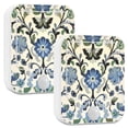 thumbnail image 1 of Yayeee LED Night Lights with Motion Detectors Auto Dusk to Dawn Light Sensors, 2 Pack, Blue Floral, 1 of 7