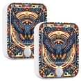 thumbnail image 1 of Yayeee 2-Pack Plug in LED Night Lights with Light Sensors Motion Detectors, Blue Geometric Eagle, 1 of 7
