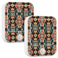 thumbnail image 1 of Yayeee 2-Pack Plug in LED Night Lights with Light Sensors Motion Detectors, Blue Geometric, 1 of 7