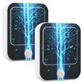 thumbnail image 1 of Yayeee LED Night Lights with Motion Detectors Auto Dusk to Dawn Light Sensors, 2 Pack, Blue Tree, 1 of 7