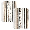 thumbnail image 1 of Yayeee 2-Pack Plug in LED Night Lights with Light Sensors Motion Detectors, Brown Abstract Stripes, 1 of 7