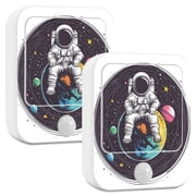Yayeee LED Night Lights with Motion Detectors Auto Dusk to Dawn Light Sensors, 2 Pack, Colorful Astronaut Planet