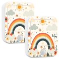 thumbnail image 1 of Yayeee LED Night Lights with Motion Detectors Auto Dusk to Dawn Light Sensors, 2 Pack, Cute Rainbow, 1 of 7