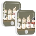 thumbnail image 1 of Yayeee LED Night Lights with Motion Detectors Auto Dusk to Dawn Light Sensors, 2 Pack, Cute Snowmen, 1 of 7