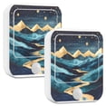 thumbnail image 1 of Yayeee LED Night Lights with Motion Detectors Auto Dusk to Dawn Light Sensors, 2 Pack, Dark Mountains, 1 of 7