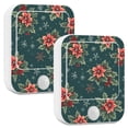 thumbnail image 1 of Yayeee LED Night Lights with Motion Detectors Auto Dusk to Dawn Light Sensors, 2 Pack, Floral Christmas, 1 of 7