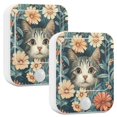 thumbnail image 1 of Yayeee 2-Pack Plug in LED Night Lights with Light Sensors Motion Detectors, Flowers Cat, 1 of 7