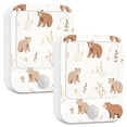 thumbnail image 1 of Yayeee 2-Pack Plug in LED Night Lights with Light Sensors Motion Detectors, Gray Bears, 1 of 7