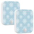 thumbnail image 1 of Yayeee LED Night Lights with Motion Detectors Auto Dusk to Dawn Light Sensors, 2 Pack, Gray Snowflake, 1 of 7