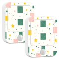 thumbnail image 1 of Yayeee 2-Pack Plug in LED Night Lights with Light Sensors Motion Detectors, Green Abstract Pattern, 1 of 7