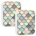 thumbnail image 1 of Yayeee 2-Pack Plug in LED Night Lights with Light Sensors Motion Detectors, Green Art Pattern, 1 of 7