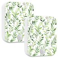 thumbnail image 1 of Yayeee 2-Pack Plug in LED Night Lights with Light Sensors Motion Detectors, Green Leafy Pattern, 1 of 7