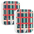 thumbnail image 1 of Yayeee LED Night Lights with Motion Detectors Auto Dusk to Dawn Light Sensors, 2 Pack, Green Plaid, 1 of 7