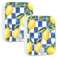 thumbnail image 1 of Yayeee 2-Pack Plug in LED Night Lights with Light Sensors Motion Detectors, Lemon Checkered, 1 of 7